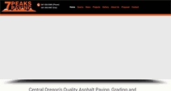 Desktop Screenshot of 7peakspaving.com