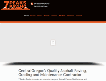 Tablet Screenshot of 7peakspaving.com